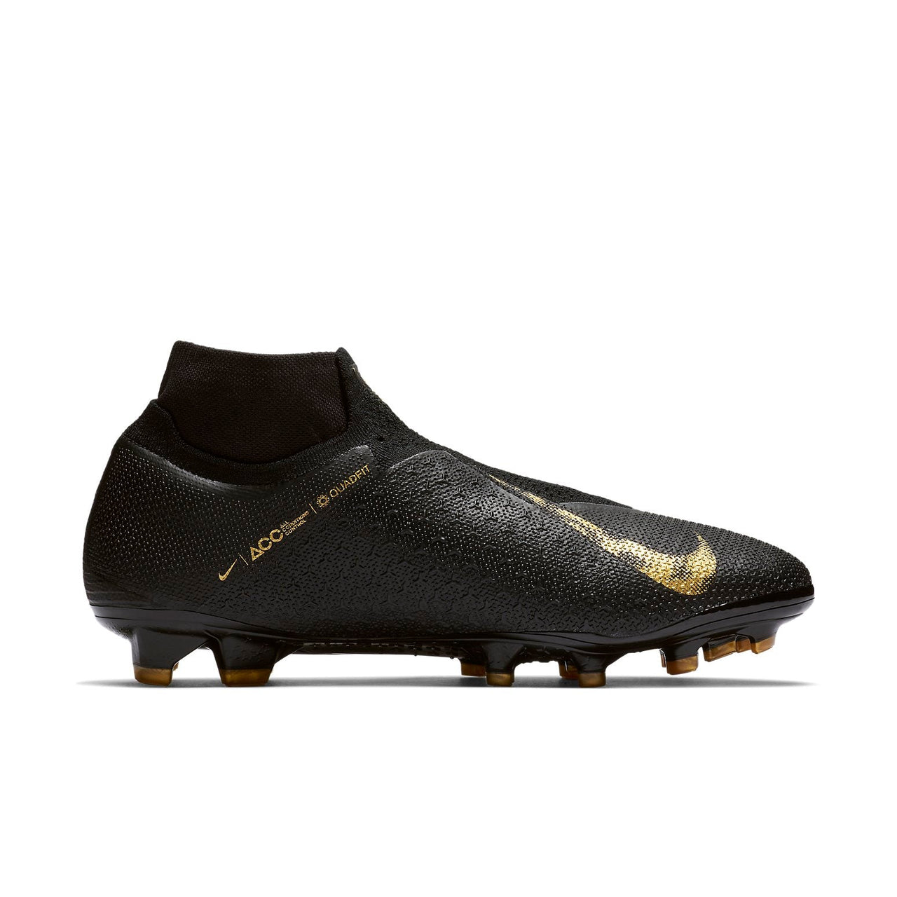 Nike Phantom Vision Elite DF FG 'Black Metallic Vivid Gold' AO3262-077