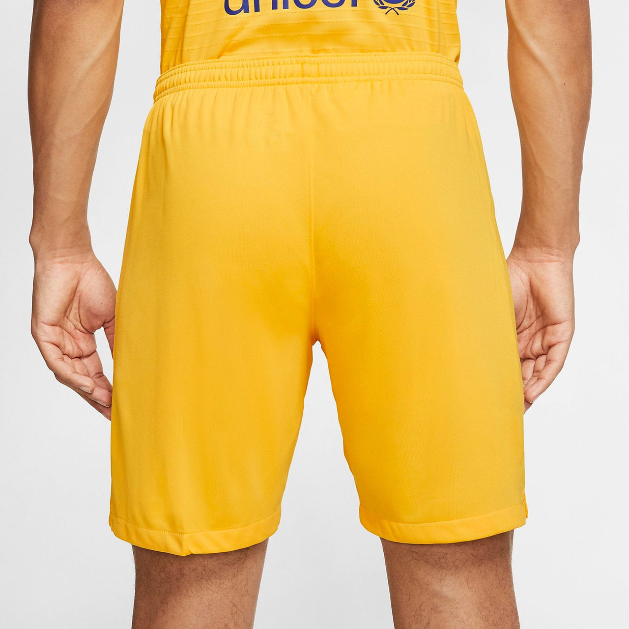 Nike 2019-2020 Barcelona Away Football Shorts 'Yellow' AJ5705-726