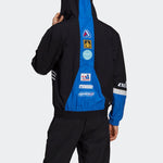 adidas originals MENS TGP Windbreaker Moto Cross-country Tat Jacket Black HA4741