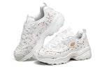 (WMNS) Skechers D'Lites 1.0 'White Gold' 149901-WGD