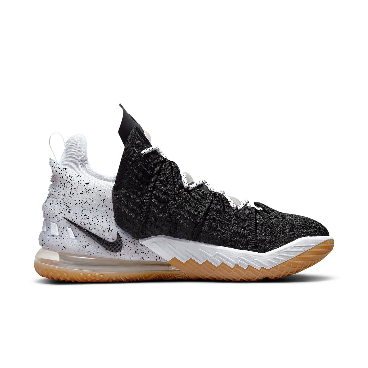 Nike LeBron 18 'Black White Gum' CQ9283-007