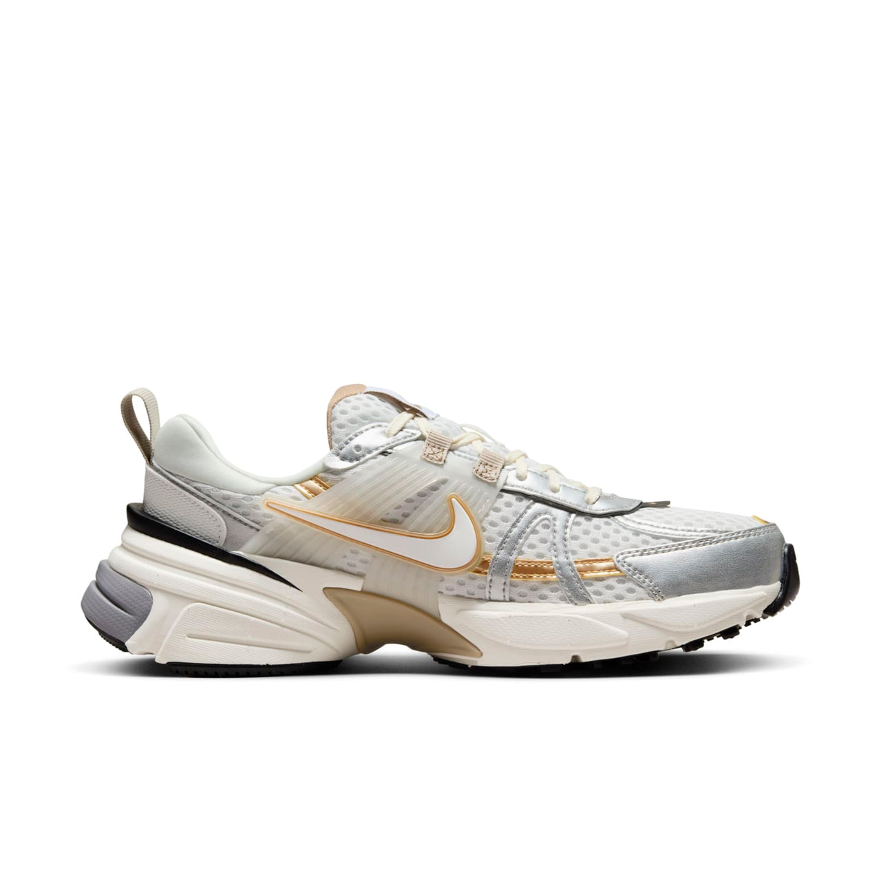 (WMNS) Nike V2K Run 'Khaki Metallic Silver' HJ7245-100
