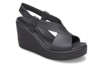 (WMNS) Crocs Brooklyn Cozy Non-Slip Sports Black Sandals 206222-060