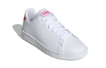 (GS) adidas Advantage J 'White Real Pink' EF0211