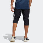 adidas Aero3s Capri Pb Training Sports Cropped Pants Black GM0329