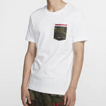 Nike Athleisure Casual Sports Pocket Short Sleeve White CJ6197-100