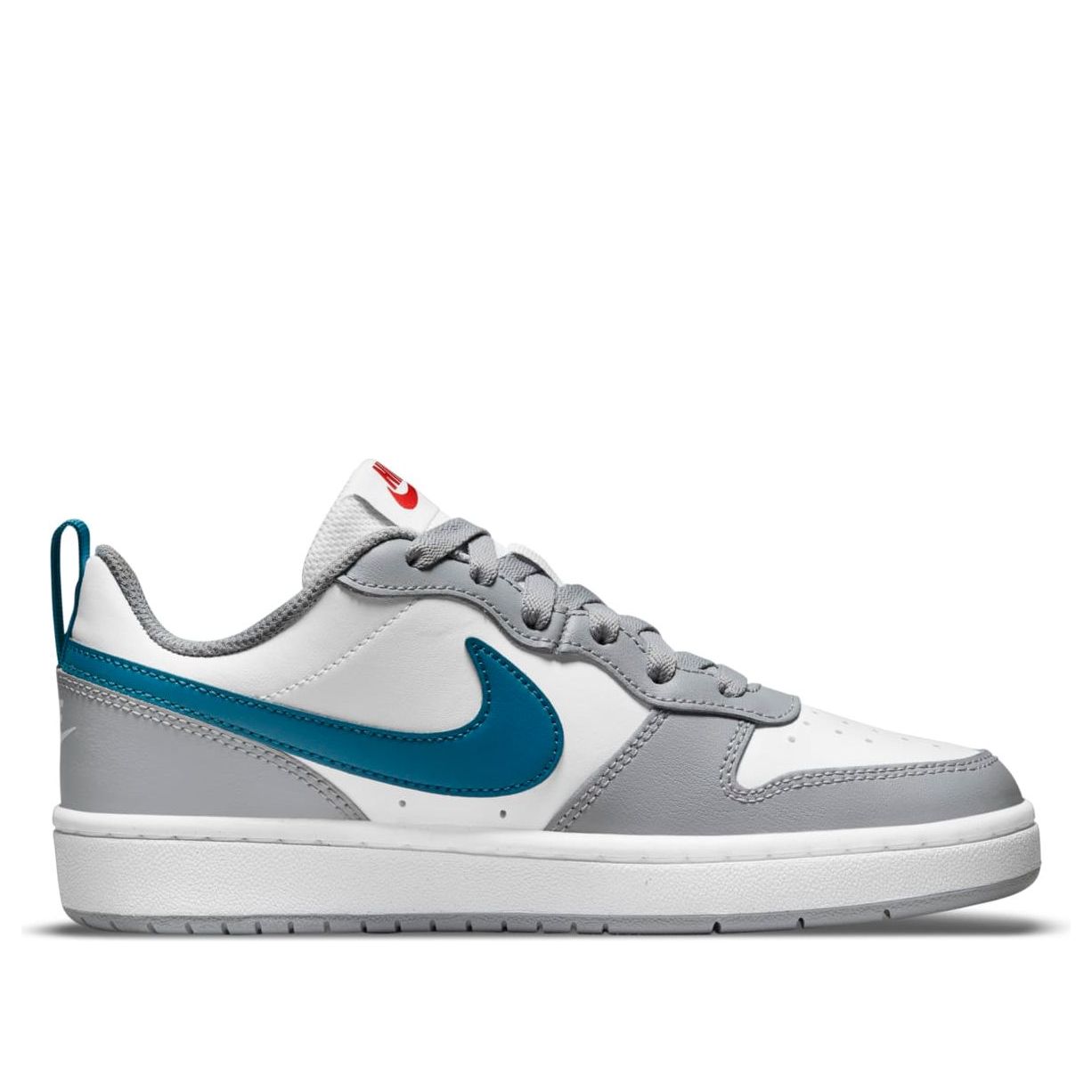 (GS) Nike Court Borough Low 2 'White Light Smoke Grey Marina' BQ5448-117