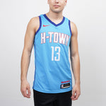 Houston Rockets City Edition Nike Men's Harden NBA Swingman Jersey Blue CN1731-467