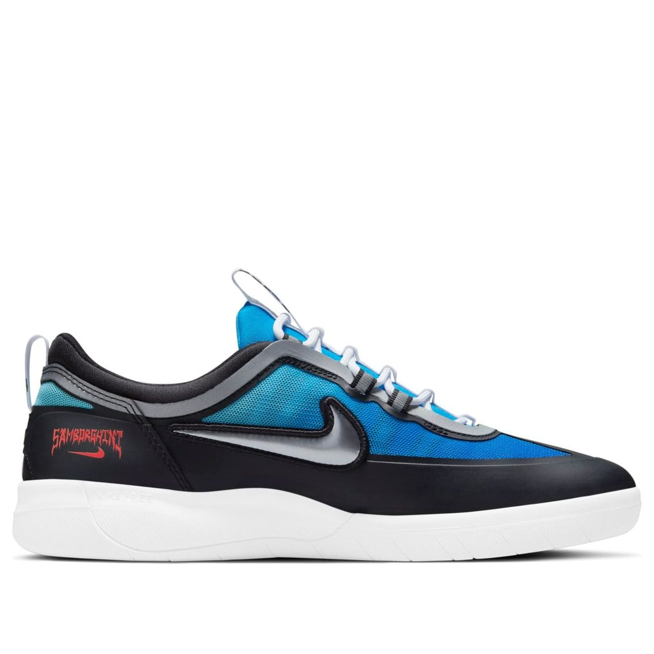 Nike x Samborghini Nyjah Free 2 Premium SB 'Light Photo Blue Crimson' DC9104-400