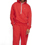 Men's Nike Casual Sports Fleece Drawstring Pullover Red CD6393-657