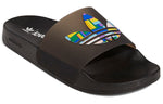 adidas Adilette Slides 'Pride - Core Black' FY9017