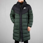 Nike Sportswear Windrunner Down Fill Long hooded down Jacket Green AA8854-045
