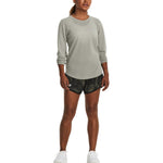 (WMNS) Under Armour Fly-By 2.0 Printed Shorts 'Black Green' 1350198-021