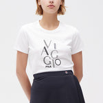 (WMNS) FILA Alphabet Short Sleeve White T-Shirt F11W122117F-WT
