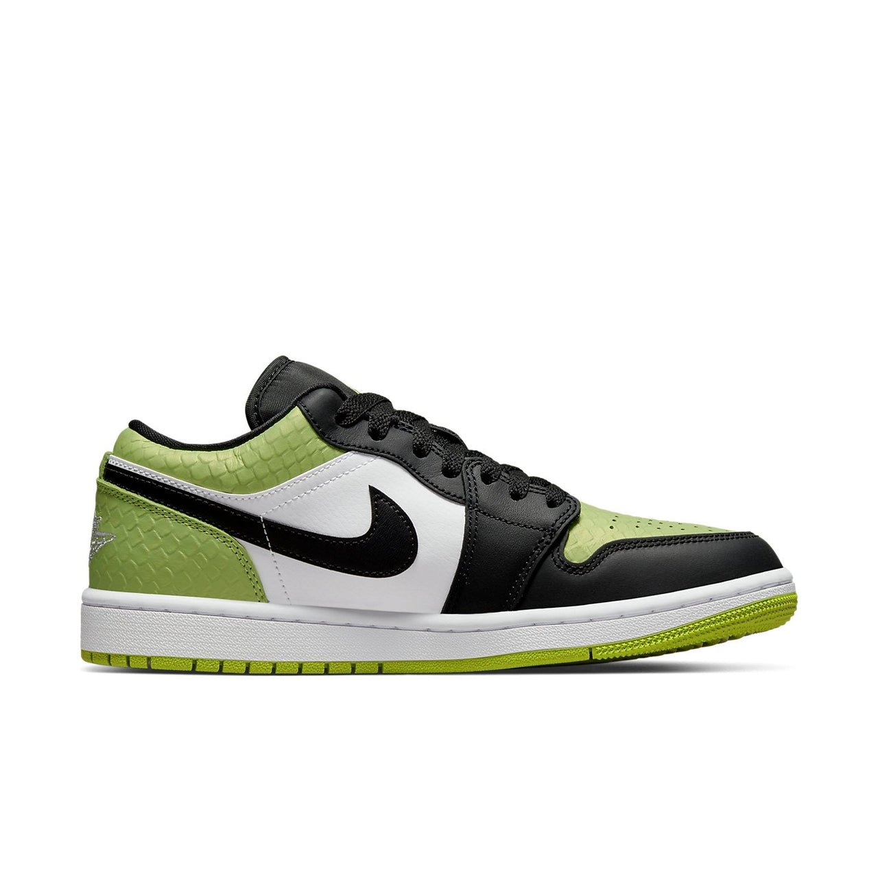 (WMNS) Air Jordan 1 Low SE 'Vivid Green Snakeskin' DX4446-301