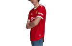 Men's adidas Alphabet Printing Short Sleeve Soccer/Football Jersey AU Player Edition Manchester United Home Red T-Shirt H31090