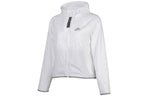 (WMNS) Nike Sportswear Windrunner Sports Splice Zipper With Cap Waterproof Jacket White BV3940-100