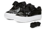 (WMNS) PUMA Suede Mayu Heart Patent 'Black White' 385967-02