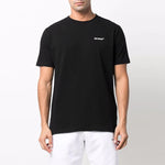 Off-White Arrow Logo Pattern Short Sleeve Slim Fit Version Black OMAA027C99JER0031001