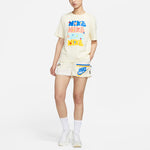 (WMNS) Nike Sportswear Essential Printing Round-neck 'Beige' DJ5377-111