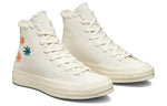 (WMNS) Converse Chuck 70 High 'Embroidered Floral - Egret' A04298C