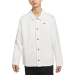 Men's Nike Solid Color Logo Printing Jacket White DQ5185-030