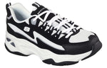 (WMNS) Skechers D'lites 4.0 Black/White 149491-BKW
