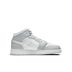 (GS) Air Jordan 1 Mid SE 'Swoosh Logo - Grey Camo' DD3235-100