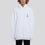 Balenciaga Unisex Logo Oversize Sweatshirt White 620973TIV459040
