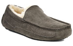 UGG Ascot Slipper Cozy Fleece Lined Athleisure Casual Sports Shoe Gray 1101110-CHRC