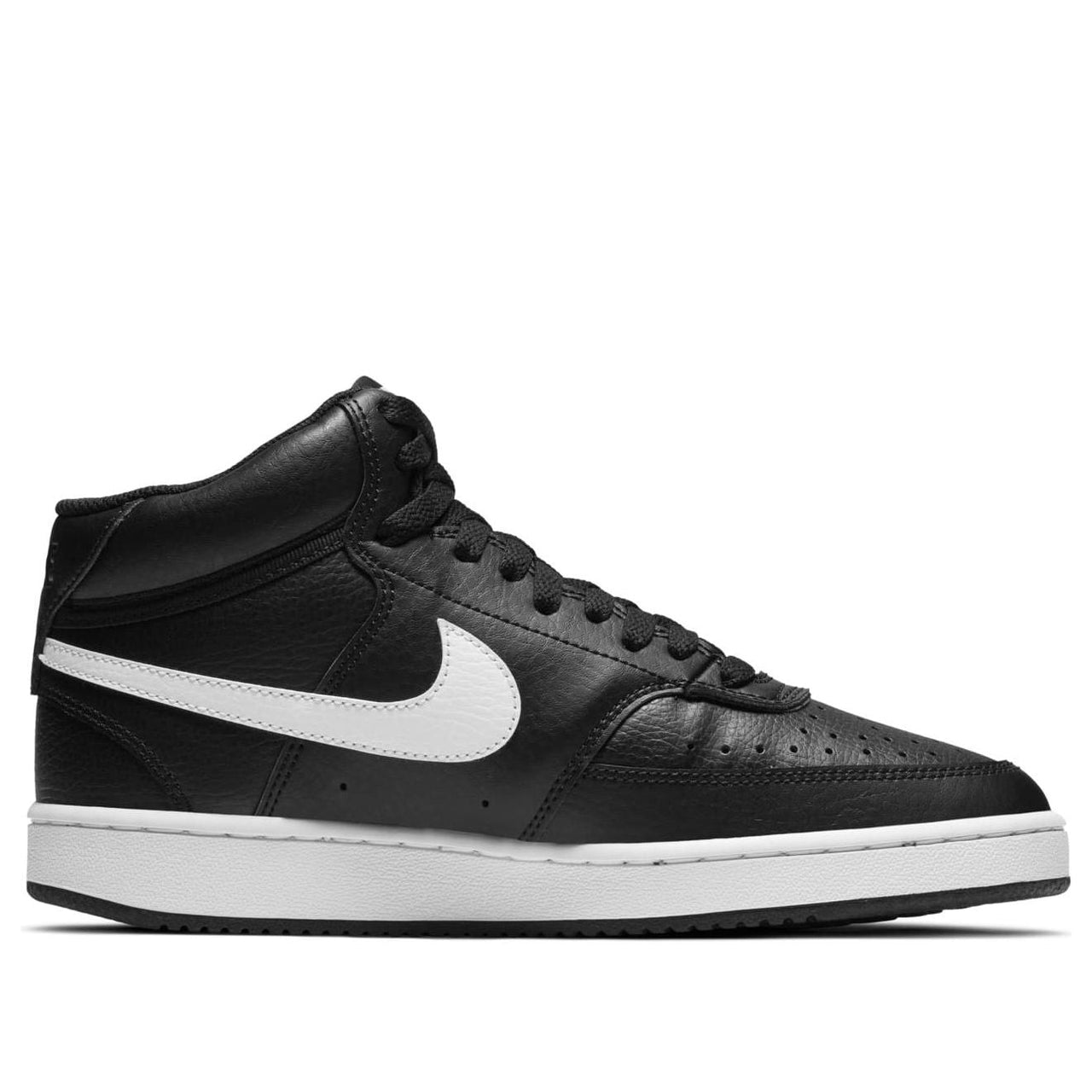 (WMNS) Nike Court Vision Mid 'Black And White' CD5436-001