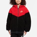 (GS) Nike Kids Fleece Stay Warm Colorblock Hooded Jacket Boy Black DJ4410-016