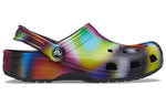 Crocs Colorful Crocs Beach Unisex Multi-Color Black Sandals 207556-0C4