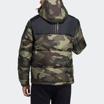 adidas neo M Dwn Camo Puff Camouflage Colorblock Sports With Down Feather Jacket Camouflage H45238