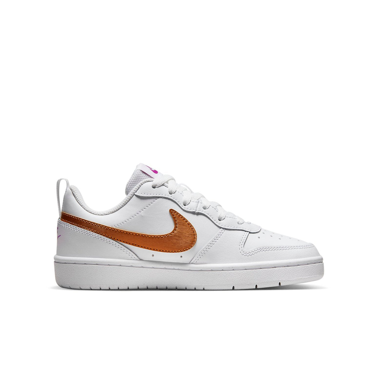 (GS) Nike Court Borough Low 2 SE 'White Metallic Copper' DQ5979-100