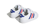 (TD) adidas Breaknet Lifestyle Court Two-Strap Hook-and-Loop 'White Blue Red' HP8971