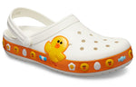 Crocs Classic Clog Line Friends Beach White Yellow Unisex Sandals 'White Yellow' 205791-100