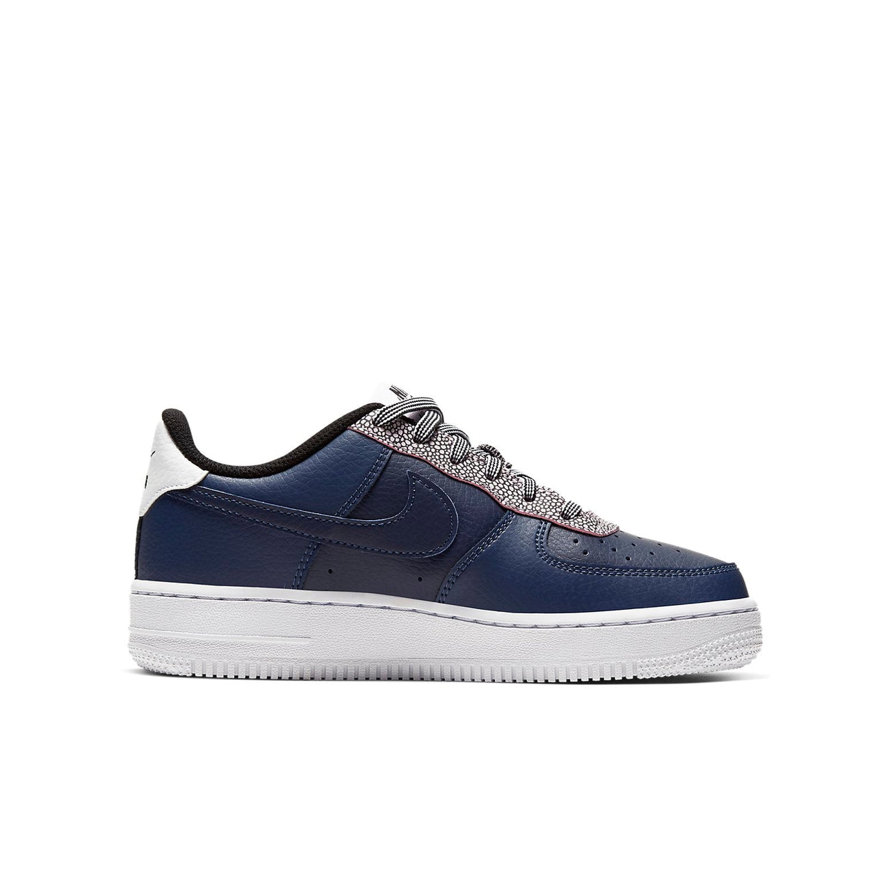 (GS) Nike Air Force 1 LV8 4 'Pebble Print - Midnight Navy' CN5715-400