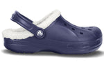 Crocs Classic Clog Crocs Stay Warm Wear-Resistant Navy Blue Unisex Slippers 16244-49U