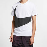 Nike BigSwoosh Large Logo Classic Sports Short Sleeve White CK9586-100