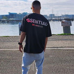 Fear of God Essentials LA Short Sleeve T-Shirt 'Black White' FOG-SS20-004