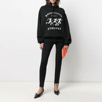(WMNS) Balenciaga SS21 Printing Hoodie Black 641529TJVI71070