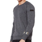 Air Jordan CNY Chinese New Year Icon Fleece Crew 'Black Grey' 907925-010