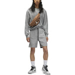 Air Jordan Embroidered Solid Color Pullover Hoodie Men's Grey DQ7521-091