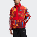 adidas originals Cny Aop Jkt New Year's Edition Stay Warm Reversible Stand Collar logo Sports Jacket Red HD0317