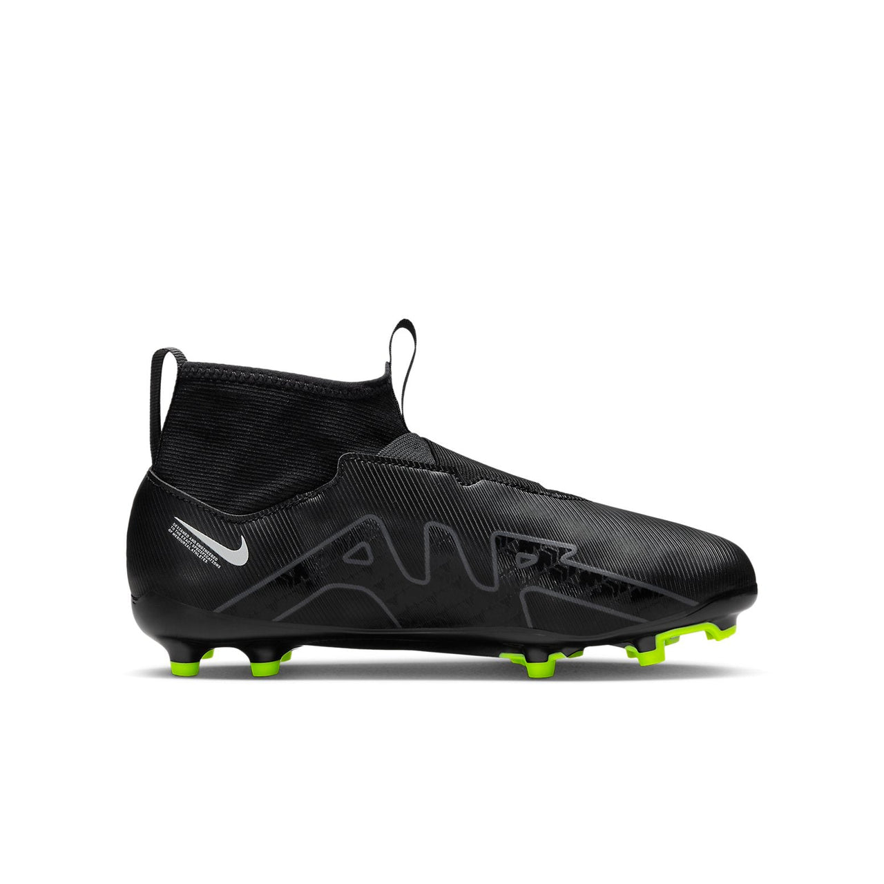 (GS) Nike Mercurial Superfly 9 Academy FG MG 'Black Dark Smoke Grey' DJ5623-001