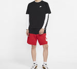 Nike Large Logo Sports Shorts Black Red Blackred CJ4353-011