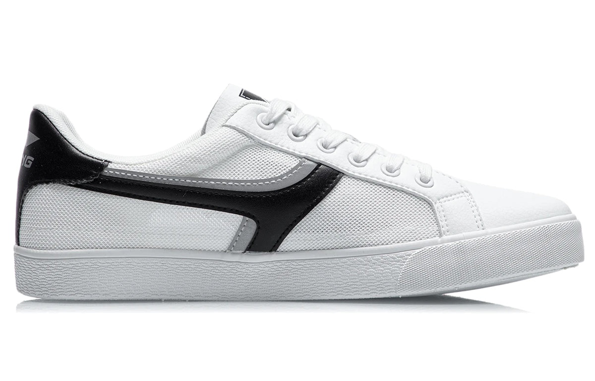 Li-Ning Vintage Skate Shoes 'White Black' AGCR395-1