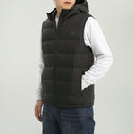 adidas Helionic Vest Stay Warm hooded Down Vest Brown GD4729
