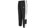(WMNS) Nike Nsw Stmnt Wvns Pant Running Training Colorblock Knit Sports Pants/Trousers/Joggers Autumn Black DC0041-010